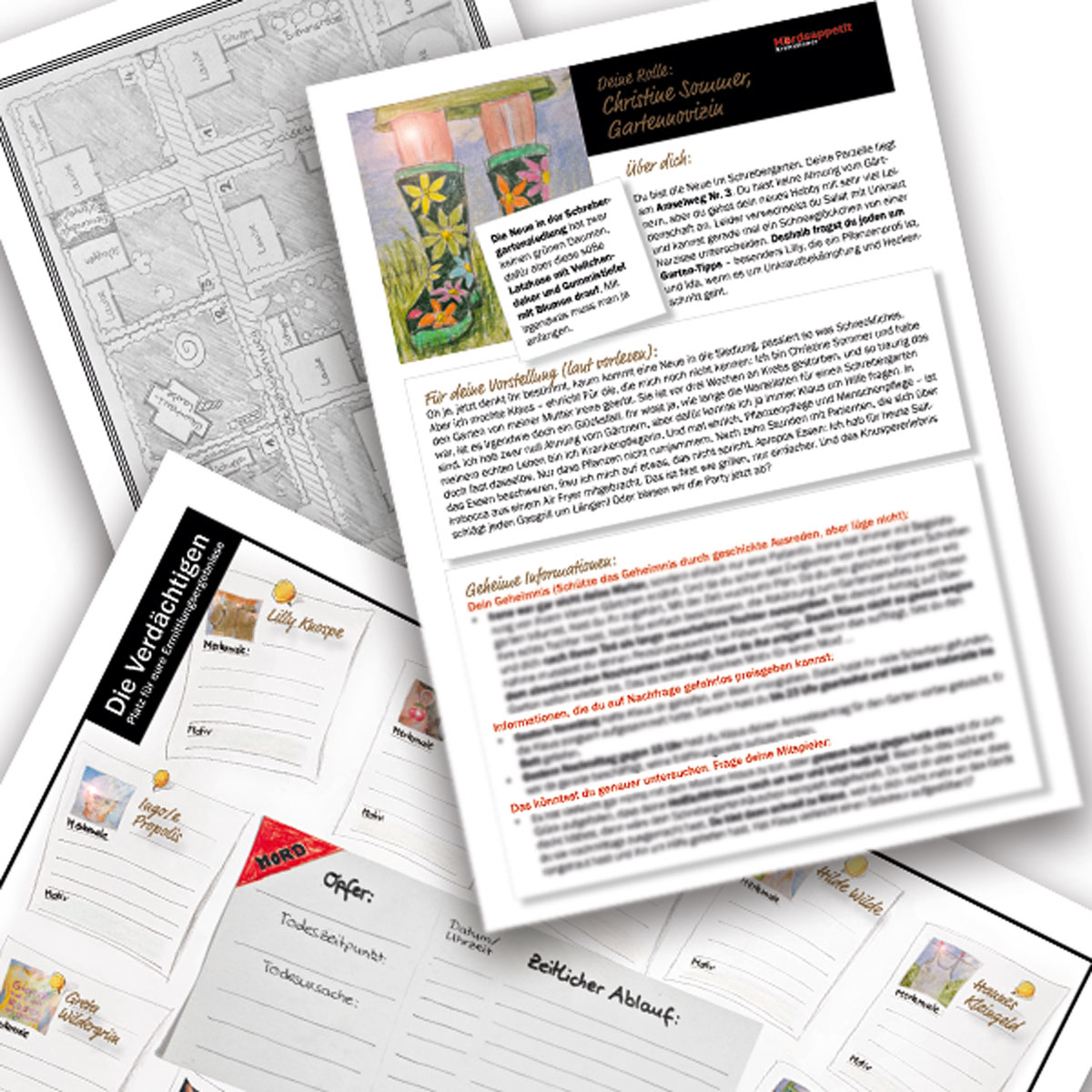 Rollenset Schrebergartenkrimi - Die Saat des Neids