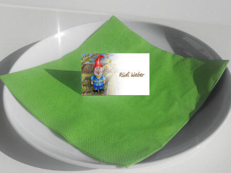 Tischkärtchen Schrebergartenkrimi - Die Saat des Neids