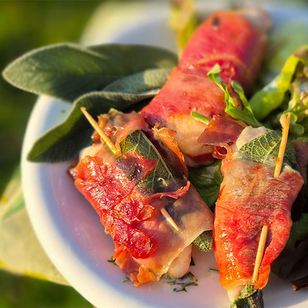 saltimbocca Hähnchenbrustfilet alla Saltimbocca